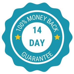 14 day 100% money back guarantee
